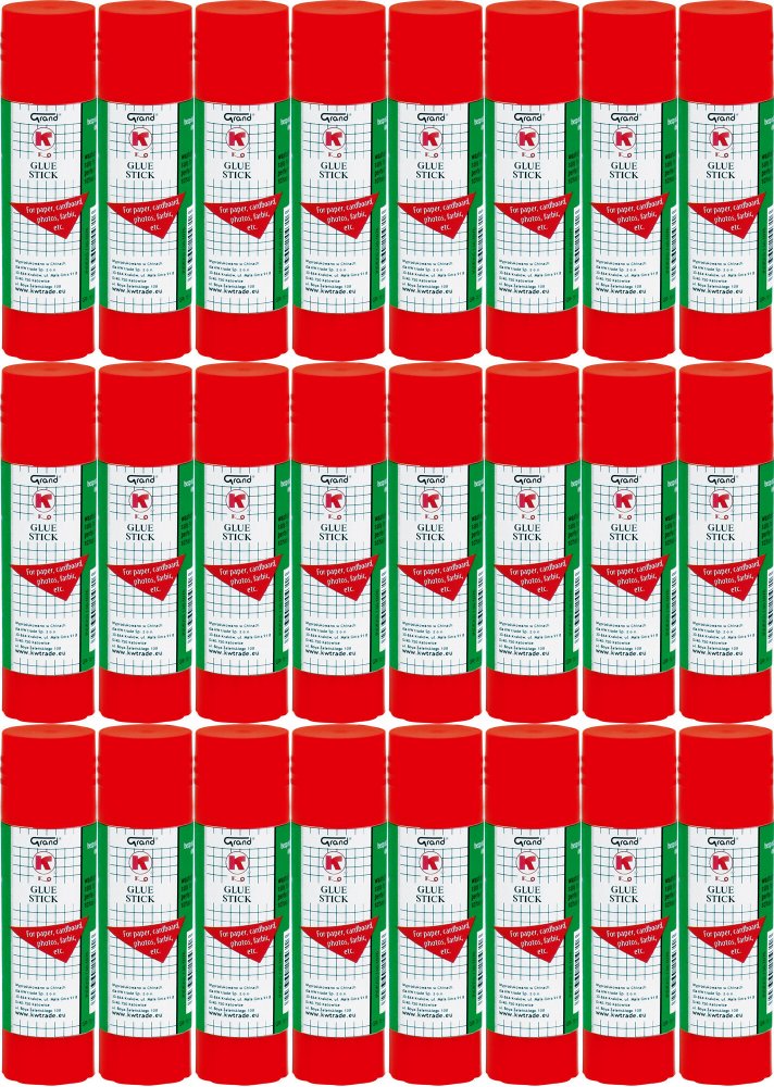 24x Klej biurowy Grand, w sztyfcie, 18g