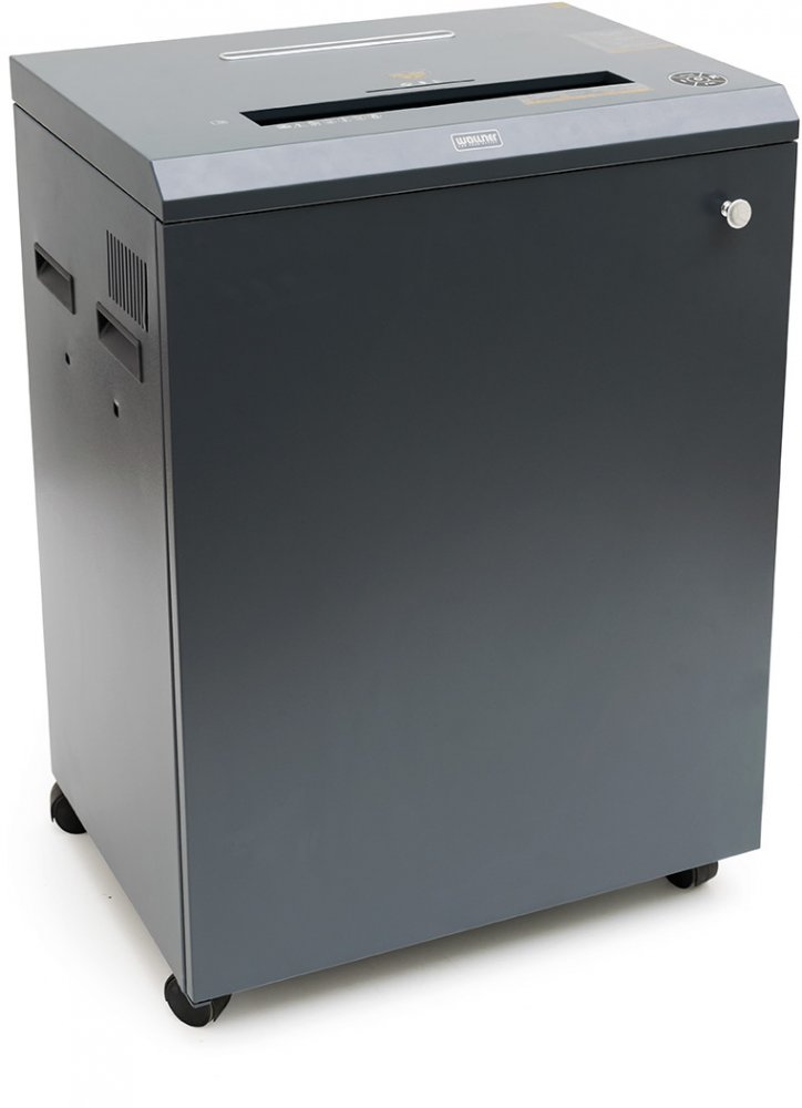 Niszczarka do papieru Wallner JP 516C, mikrościnek 2x15mm, 22 kartek, P-5/O-4/T-5/E-4/F-2 DIN, grafitowy