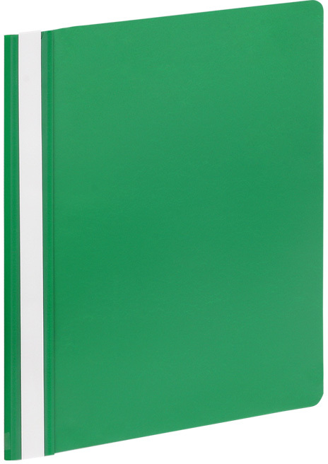 Skoroszyt plastikowy bez oczek Grand GR 505, A4, zielony