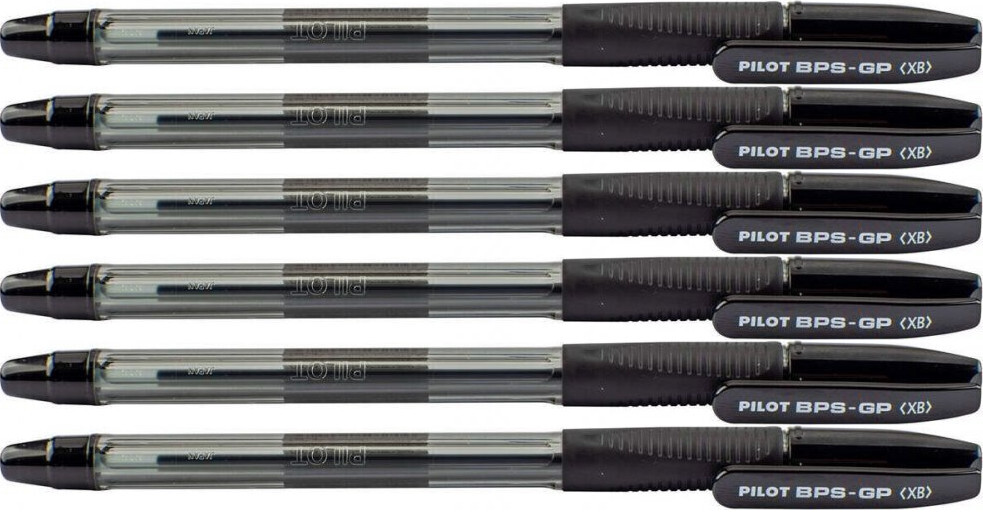 6x Długopis Pilot BPS-GPXB, 1.6mm, czarny