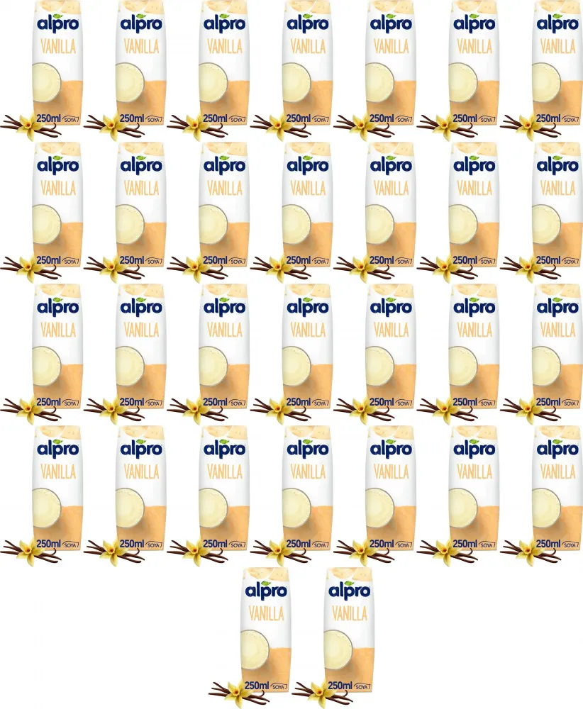 48x Napój sojowy Alpro, o smaku waniliowym, 250ml