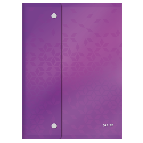 Teczka kopertowa Leitz Wow, A4, na zatrzask, mix kolorów