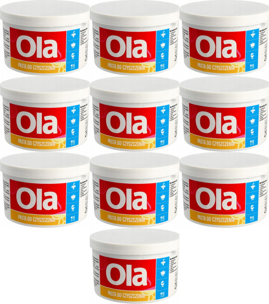10x Pasta Ola do czyszczenia urządzeń kuchennych, 250g
