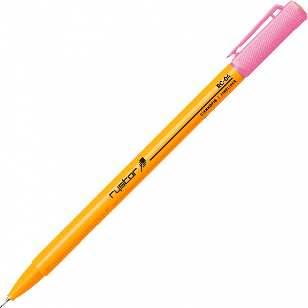 Cienkopis Rystor, RC-04, 0.4mm, różowy