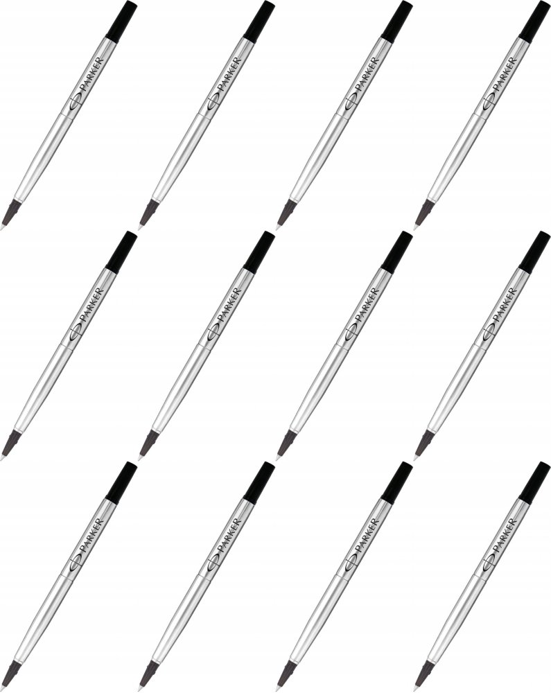 12x Wkład do pióra kulkowego Parker, M, czarny