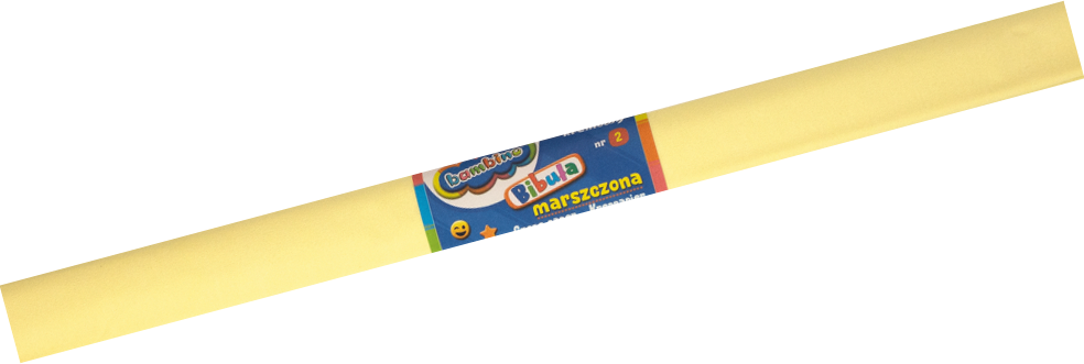 Bibuła marszczona Bambino, 200x50cm, kremowy