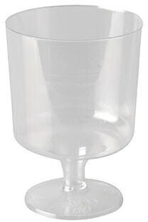 Kieliszki wielorazowe do wina Papstar, 200ml, polistyren, 10 sztuk, przezroczysty