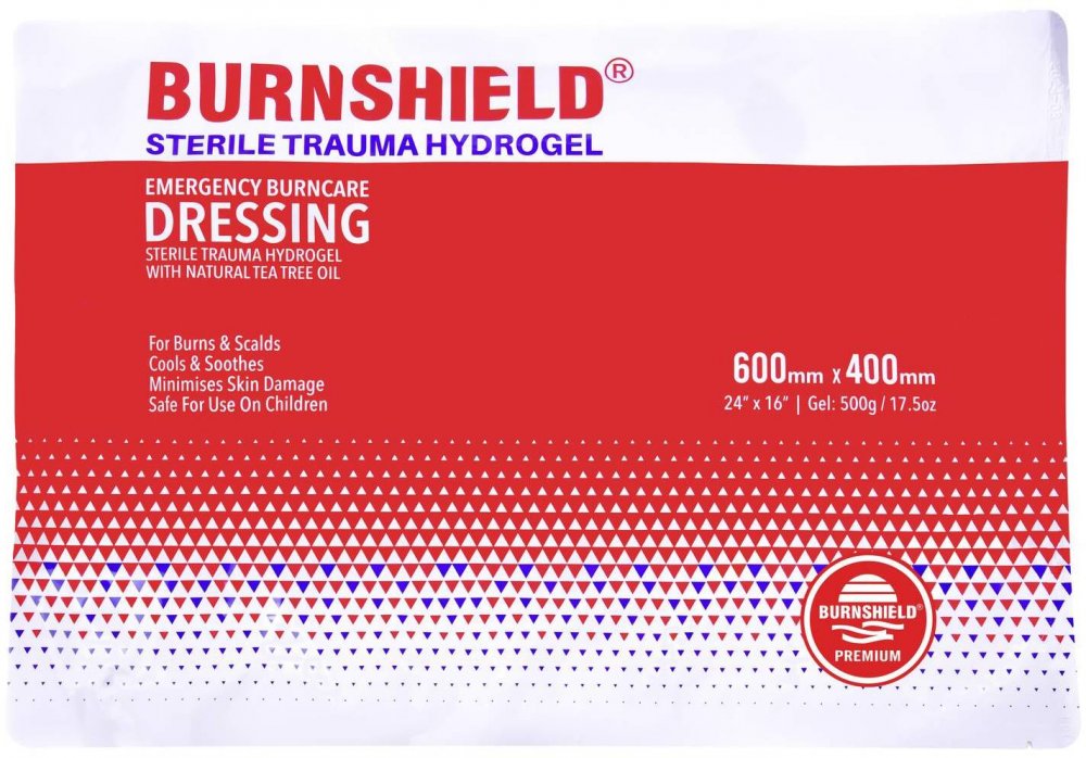 Opatrunek hydrożelowy na oparzenia Burnshield, 60x40cm