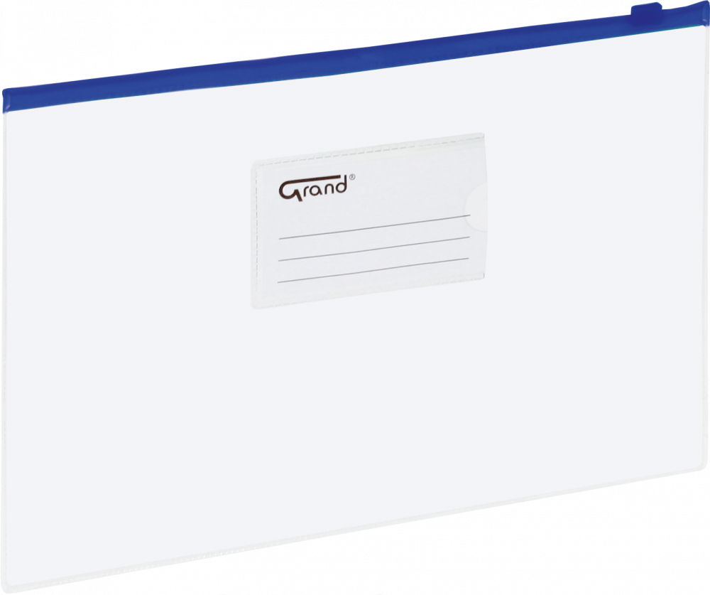 Koszulka z suwakiem Grand EC007B, A5, niebieski