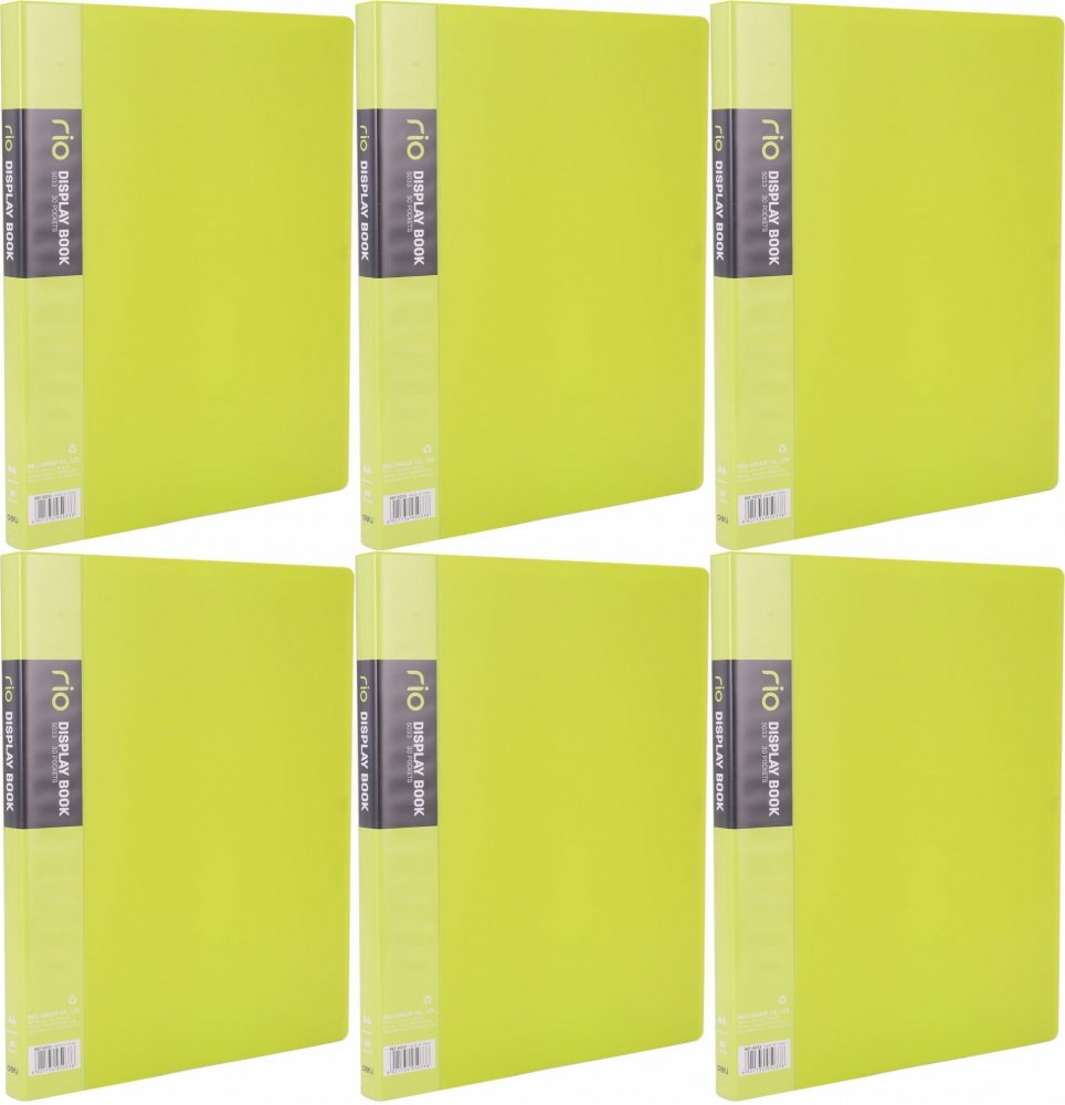 6x Album ofertowy Deli Rio, A4, 30 koszulek, zielony