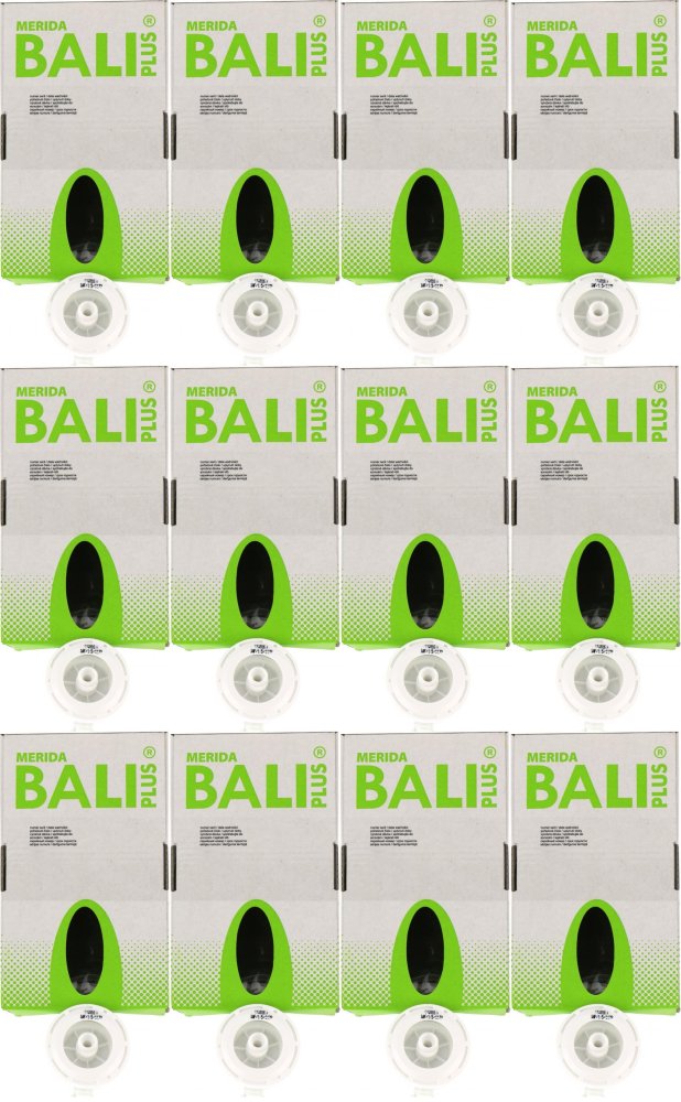 12x Mydło w pianie Merida Bali Plus, do dozownika DM12/DM5, jednorazowy wkład, bananowy, 700g