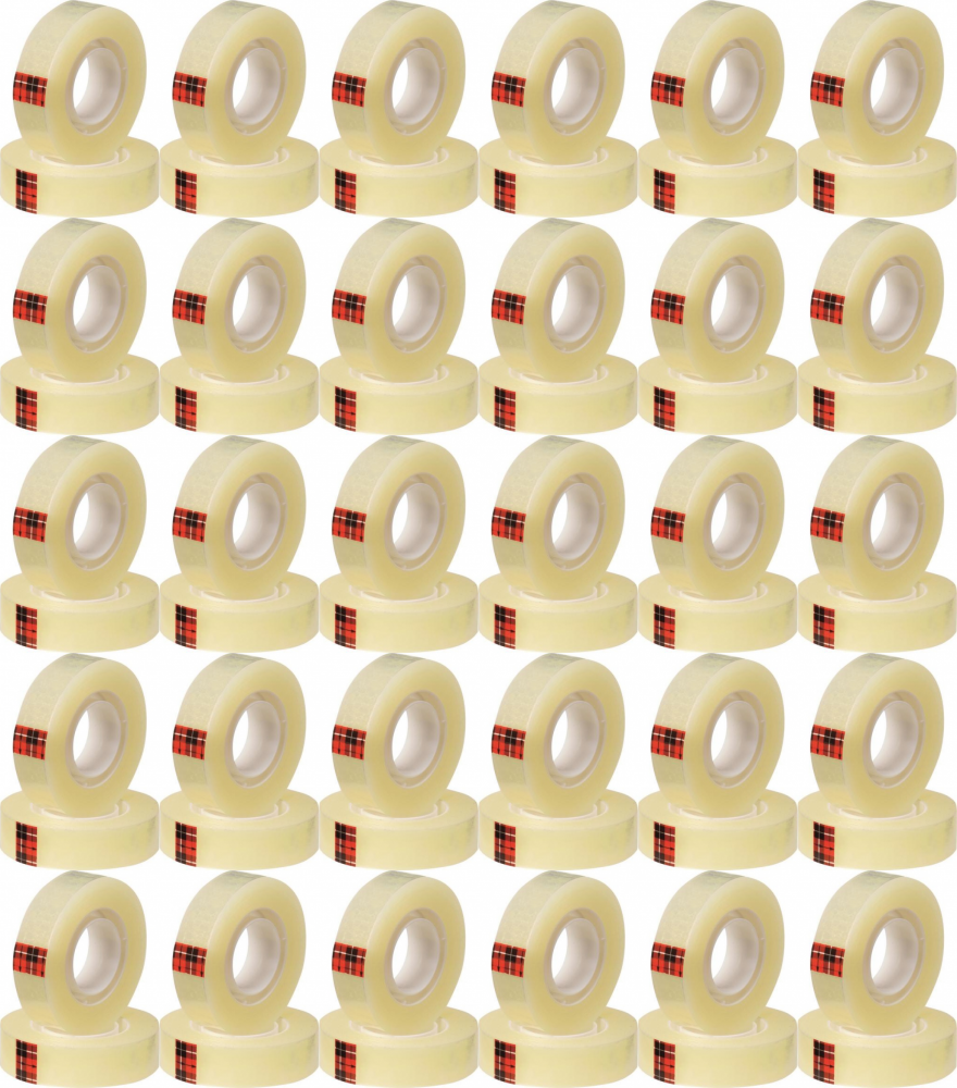 40x Taśma klejąca Scotch 508, 15mmx33m, transparentny żółty