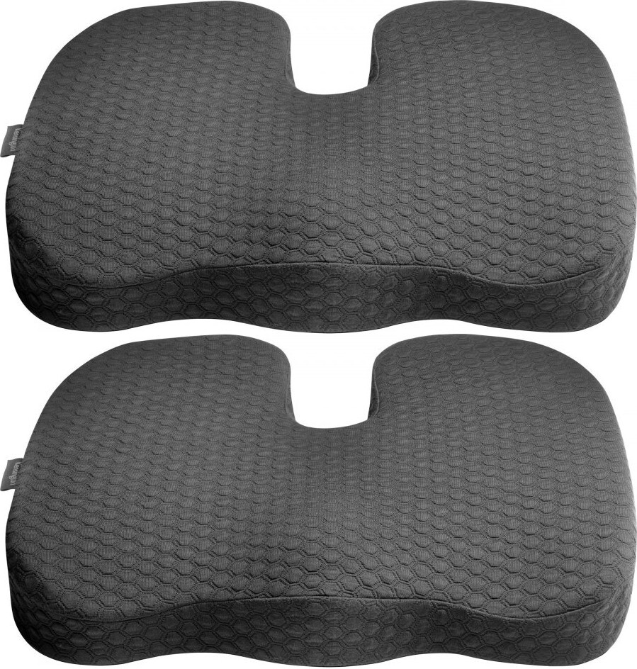 2x Poduszka chłodząca na krzesło Kensington Premium, żelowa, czarny