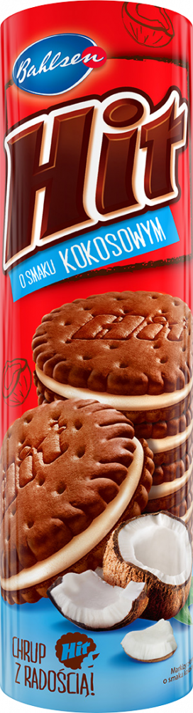Ciastka Hit, kokosowy, 220g