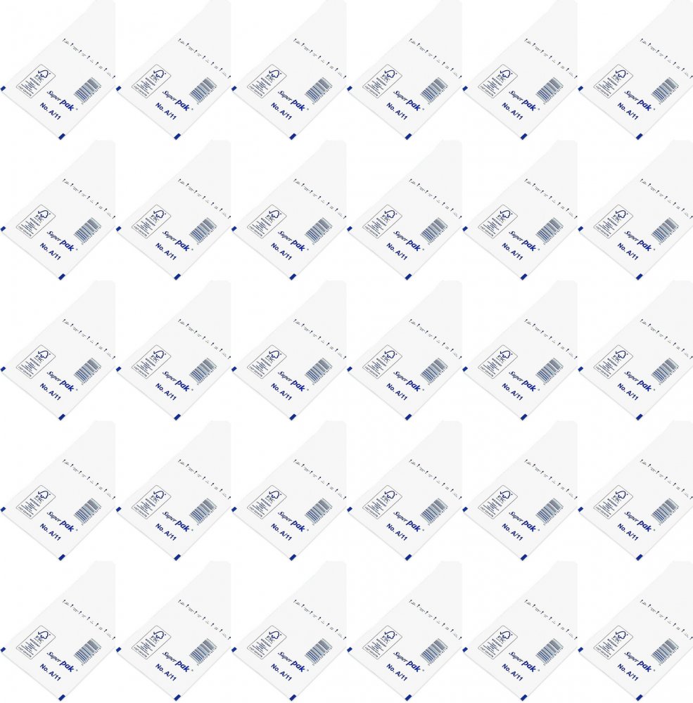 150x Koperta bąbelkowa NC Super Pak, A11, z paskiem HK, 1 sztuka, biały