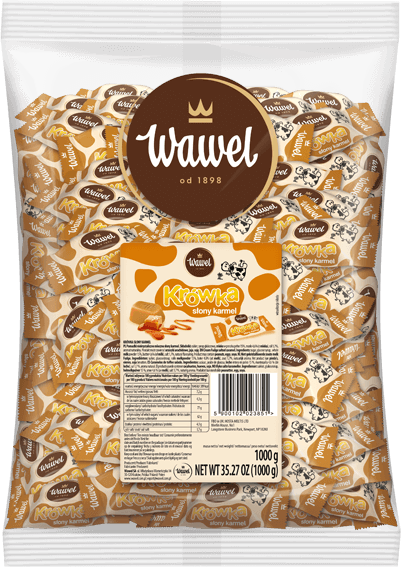 Cukierki Krówka Wawel, słony karmel, 1kg
