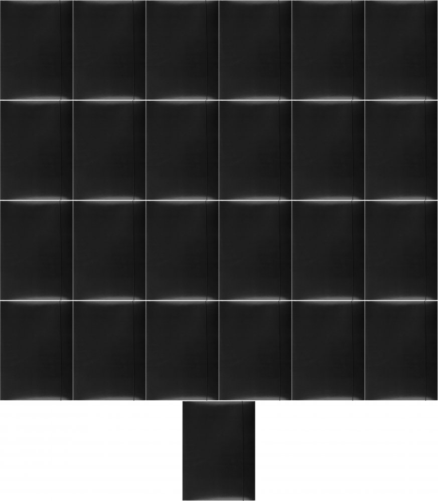 25x Teczka kartonowa z gumką Barbara, A4, 3mm, czarny