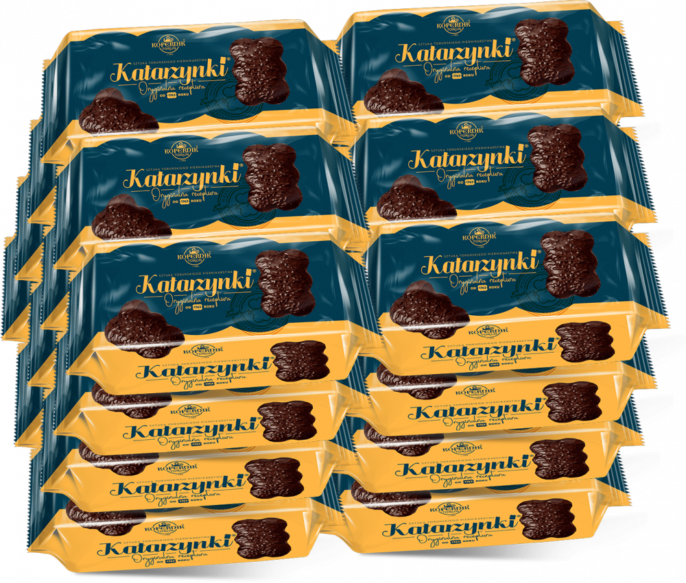 24x Pierniki Kopernik Katarzynki, korzenny w czekoladzie, 56g