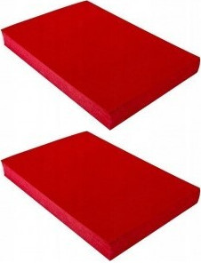 2x Okładki do bindowania Argo Delta, A4, 250g/m2, skóropodobne, 100 sztuk, czerwony