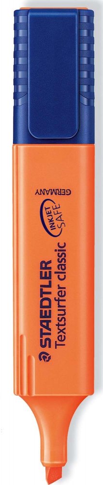 Zakreślacz Staedler, ścięta, 5mm, pomarańczowy
