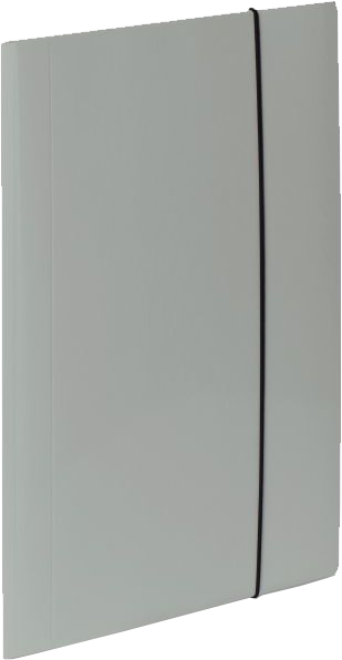 Teczka kartonowa z gumką VauPe Soft, A4, 450g/m2, 20mm, szary