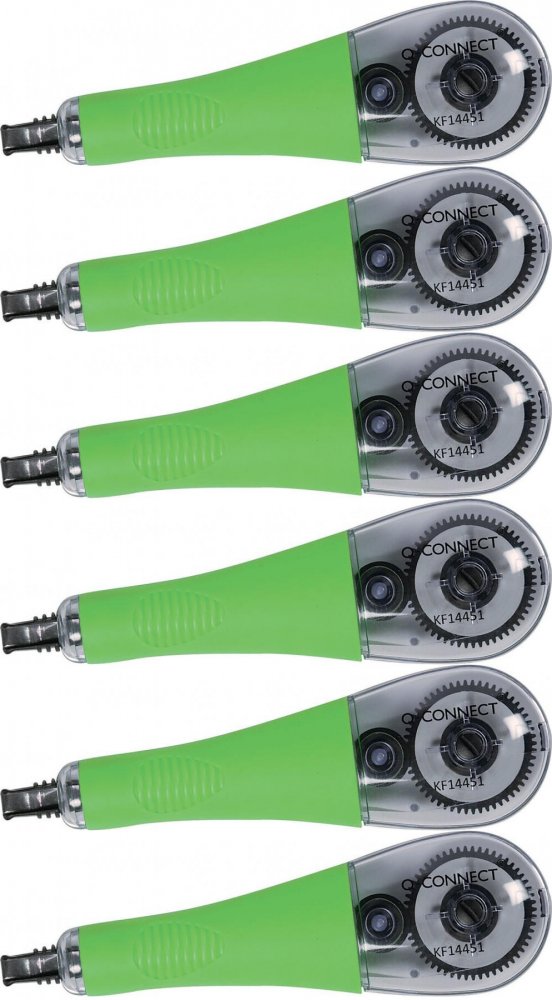 6x Korektor w taśmie Q-Connect, Dynagrip, 4.2mmx10m