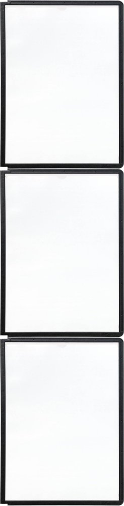 3x Panel informacyjny Durable Sherpa, A4, czarny