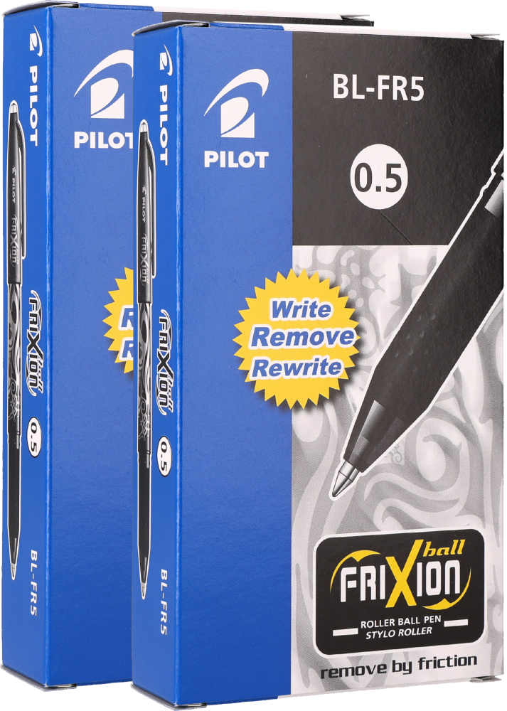 24x Pióro kulkowe wymazywalne Pilot Frixion Ball, 0.5mm, niebieski