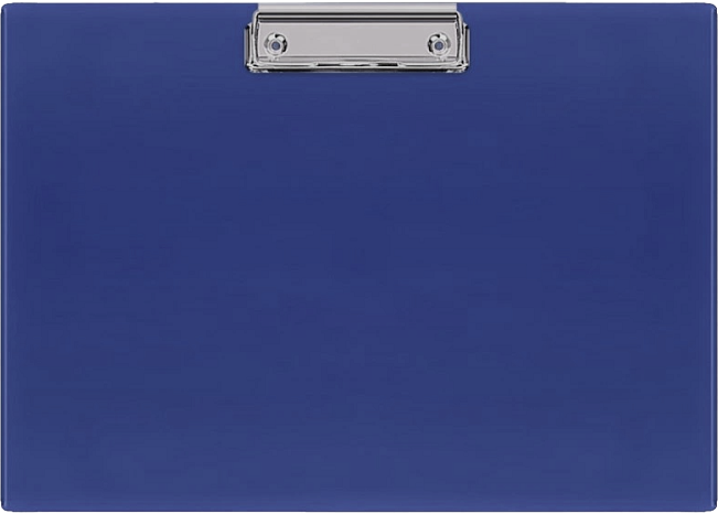 Clipboard Biurfol, A4, klip po dłuższym boku, granatowy