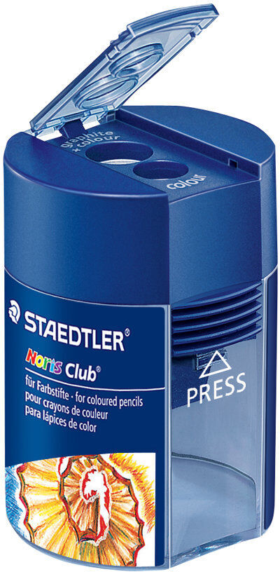 Temperówka Staedtler Noris Club, 2 otwory, niebieski