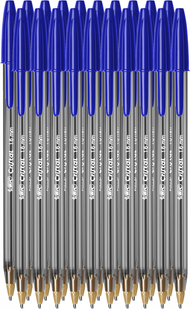 20x Długopis Bic Cristal Large, 1.6mm, niebieski