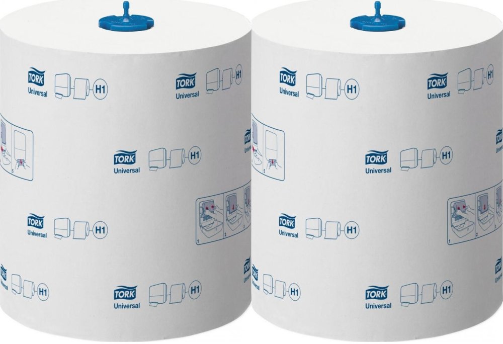 2x Ręcznik papierowy Tork 120059 Matic ekstra długi, 1-warstwowy, w roli, 280m, 1 rolka, biały