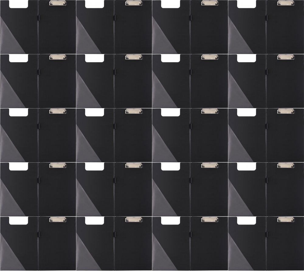 20x Clipboard D.Rect, z okładką, A4, czarny