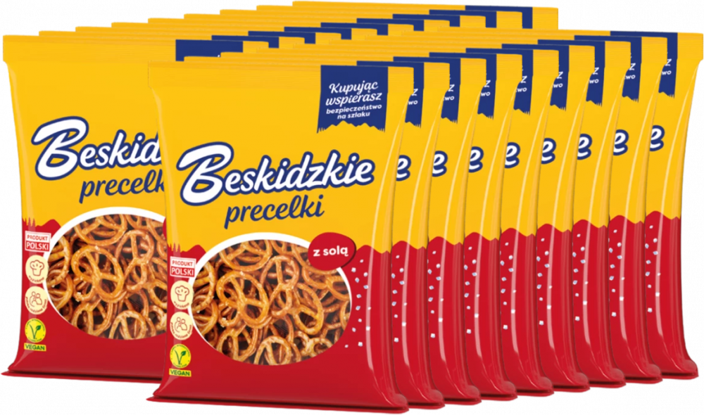 18x Precelki Beskidzkie Aksam, z solą, 140g