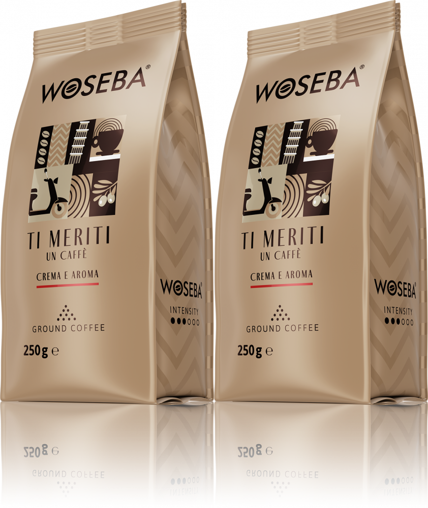 2x Kawa mielona Woseba Ti Meriti Crema E Aroma, 250g