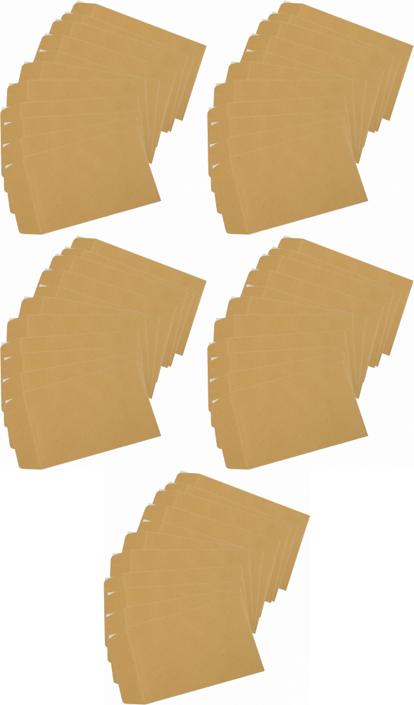 5x Koperta standardowa NC, C4, z paskiem HK, 50 sztuk, brązowy