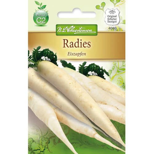 1 pac, Ridiche albă Eiszapfen - Semințe: Mod de ambalare: 1 pac
