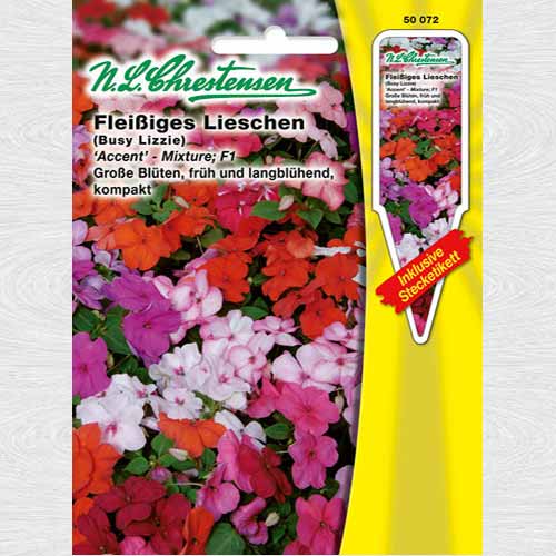 1 pac, Sporul casei Accent F1, mix multicolor - Semințe: Mod de ambalare: 1 pac