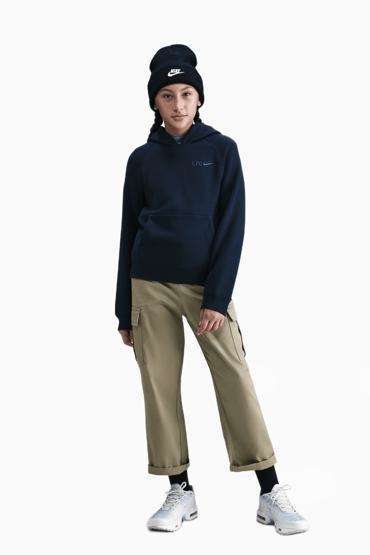 Bluza z kapturem Nike Chelsea FC 24/25 Air Junior - Granatowy