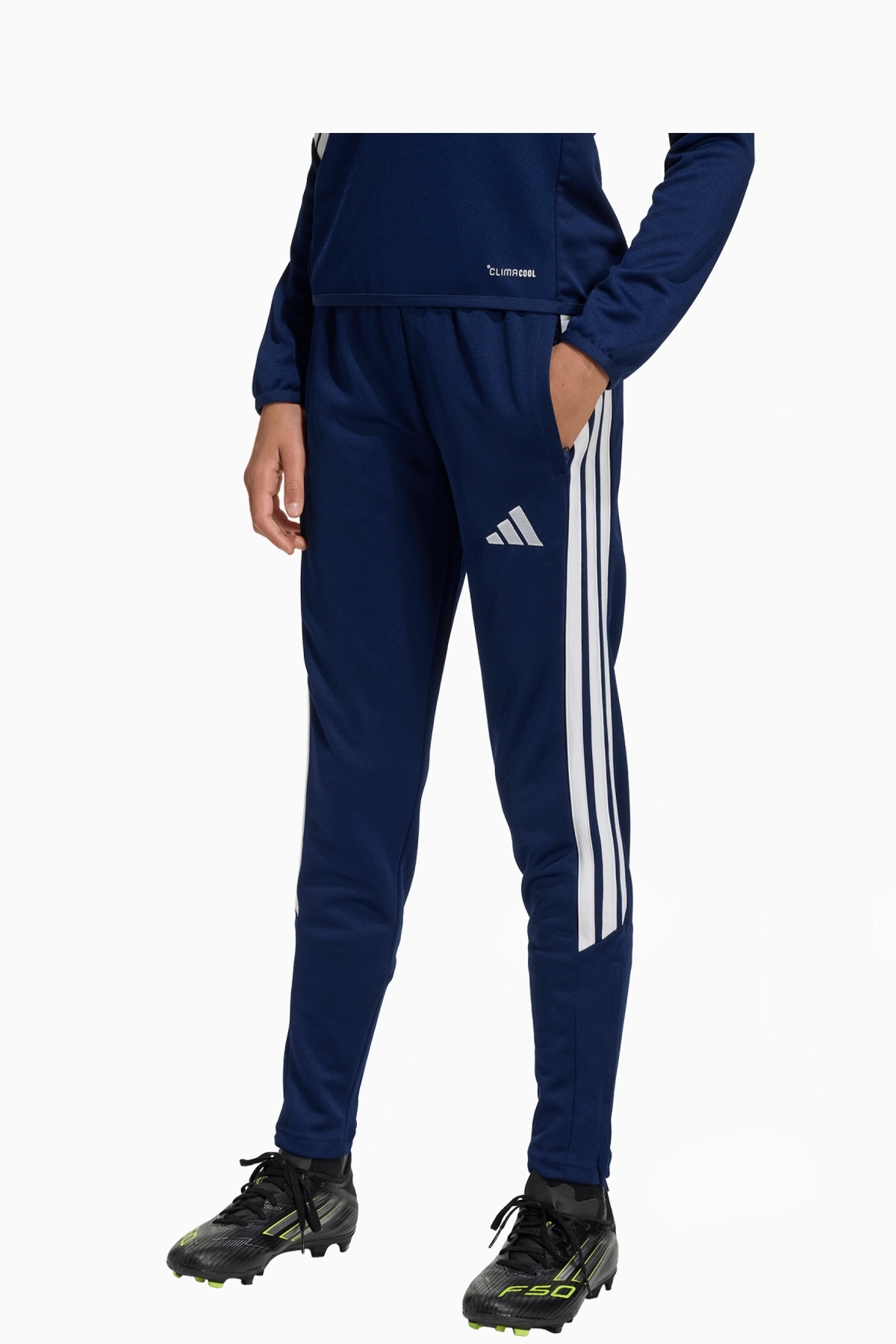 Spodnie adidas Tiro 26 League Training Slim Junior - Granatowy