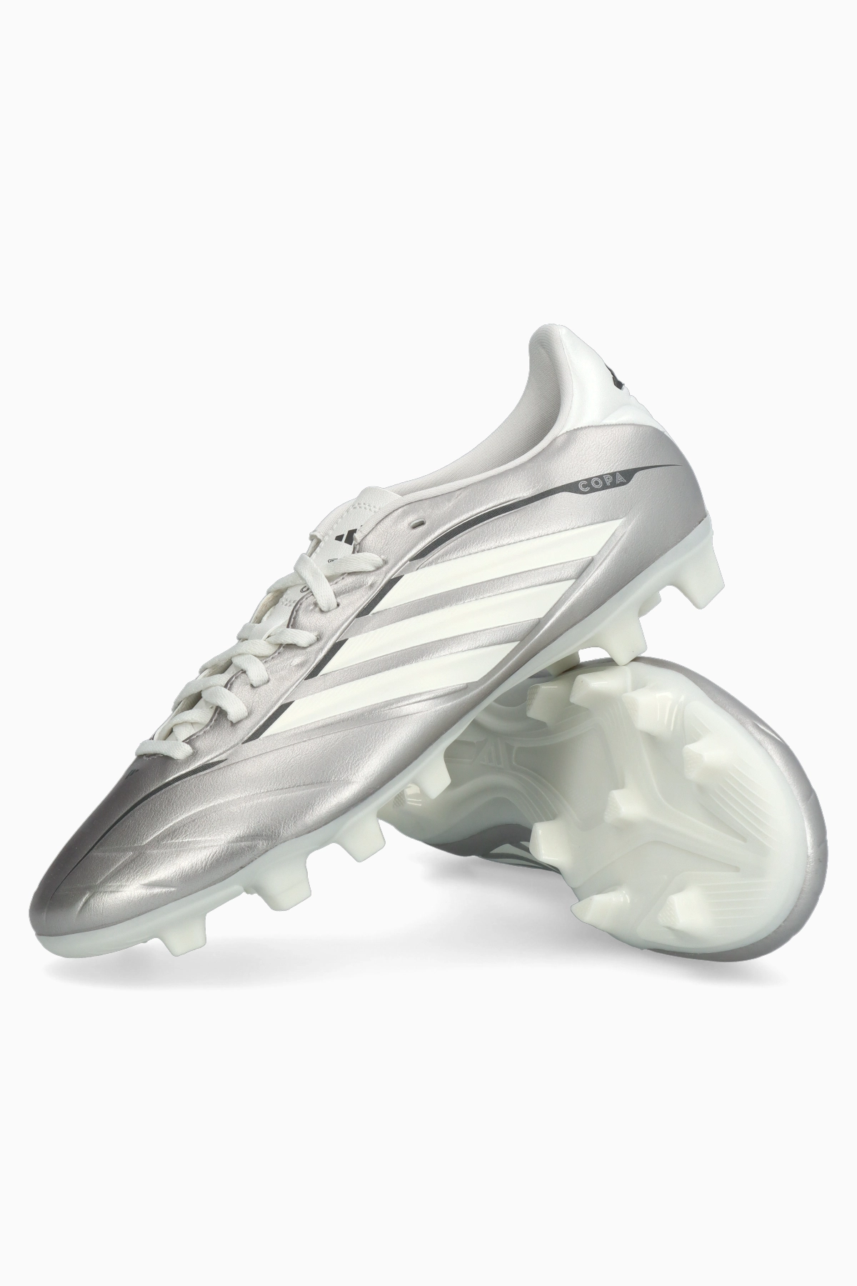 Korki adidas Copa Pure IV Club FG/MG - Srebrny