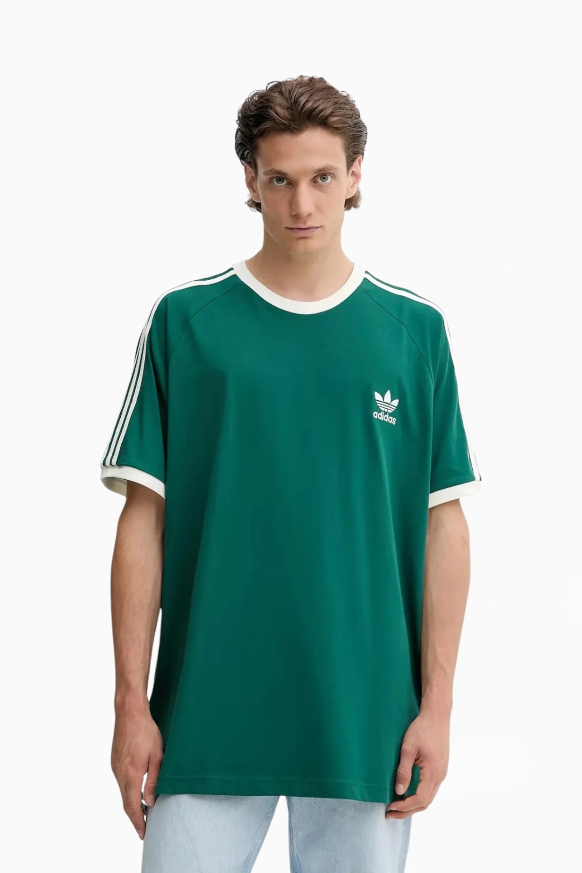 Koszulka adidas Adicolor Classics 3-Stripes - Zielony