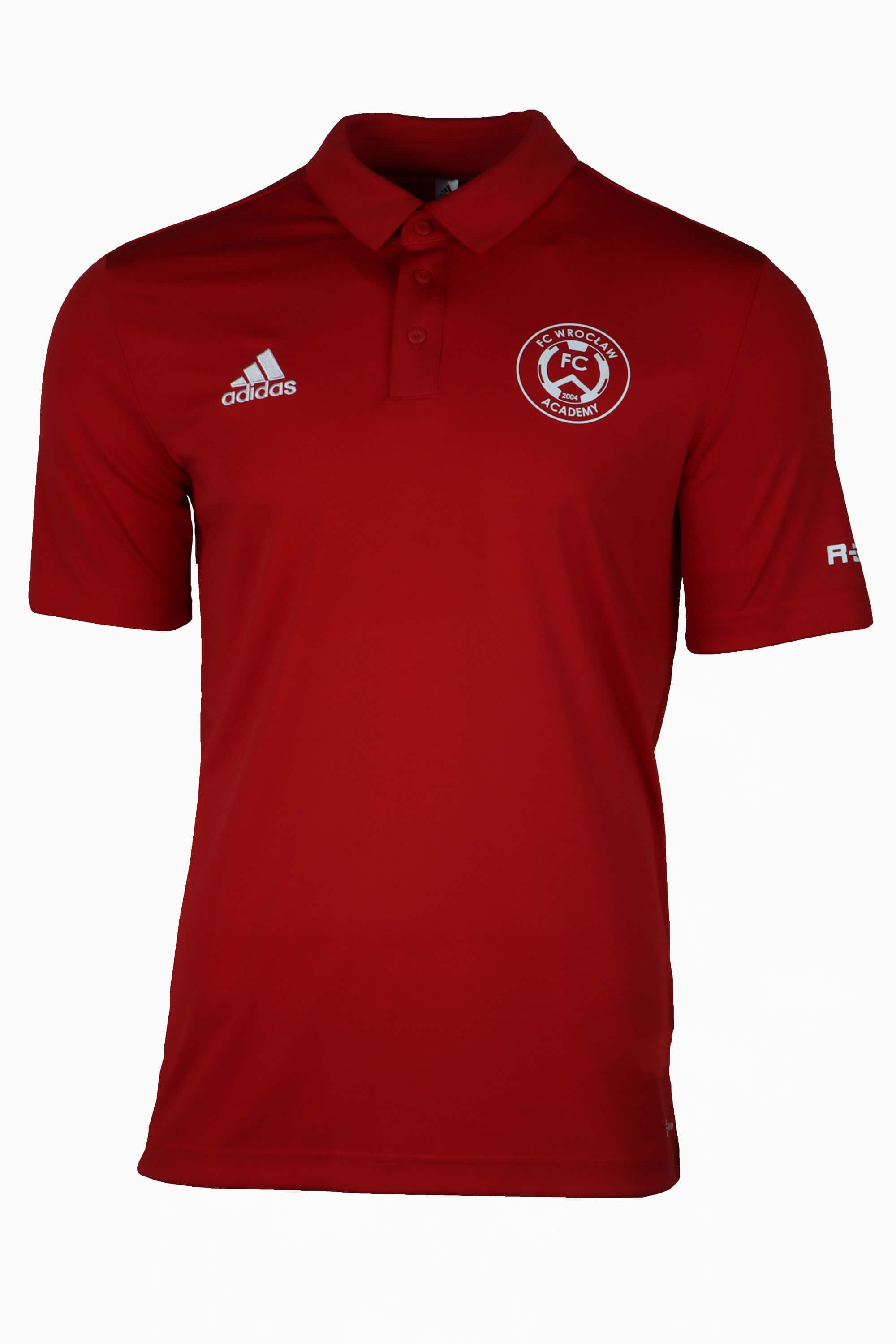 Koszulka adidas FC Wrocław Academy 23/24 Polo Junior - Czerwony