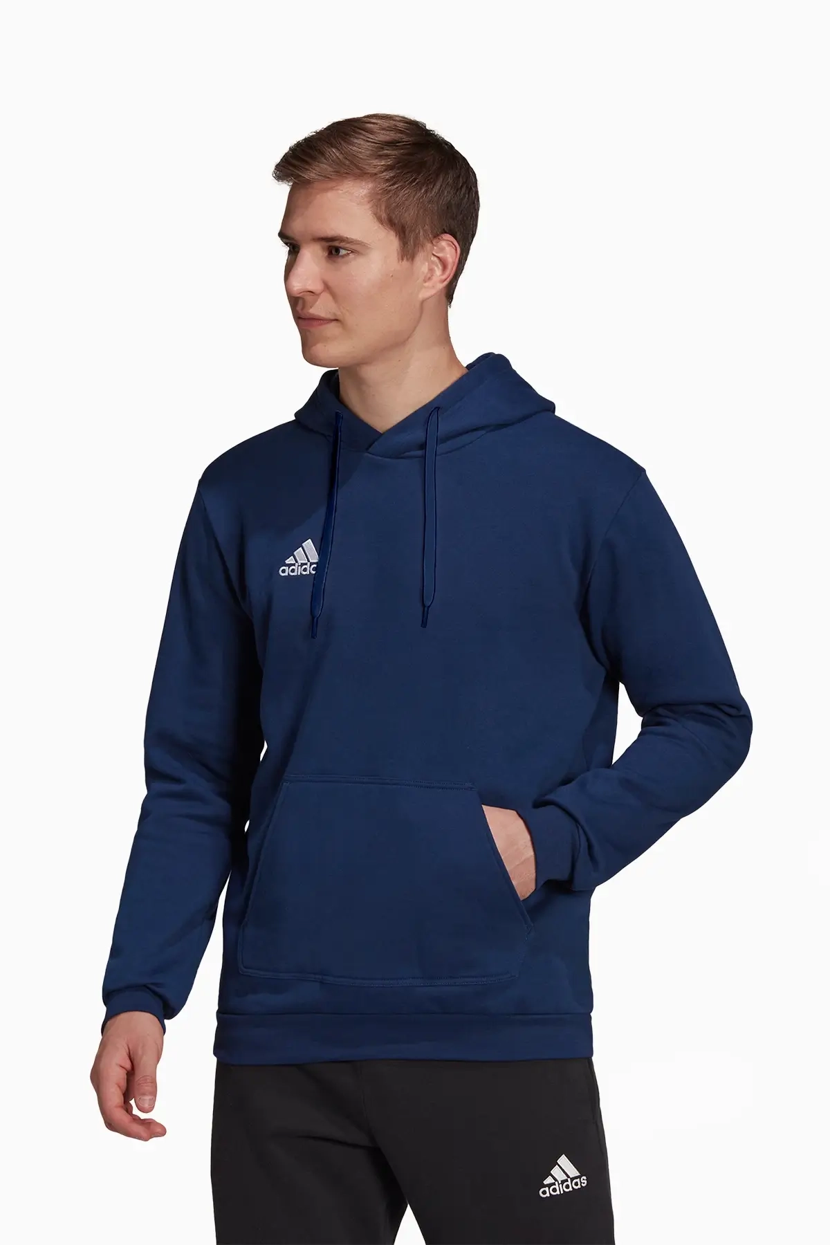 Bluza z kapturem adidas Entrada 22 Sweat - Niebieski