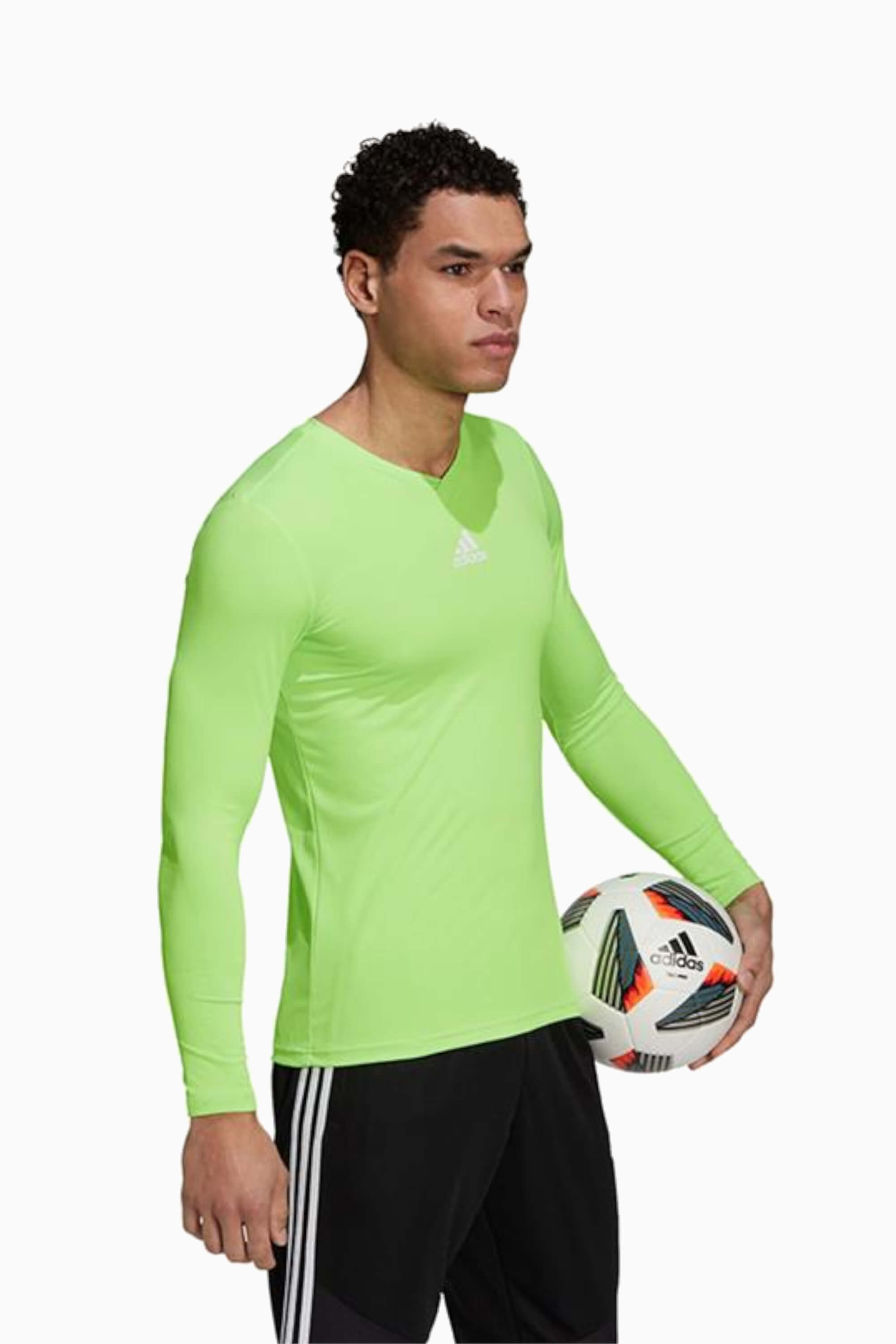 Koszulka Termoaktywna adidas Team Base Tee - Limonkowy