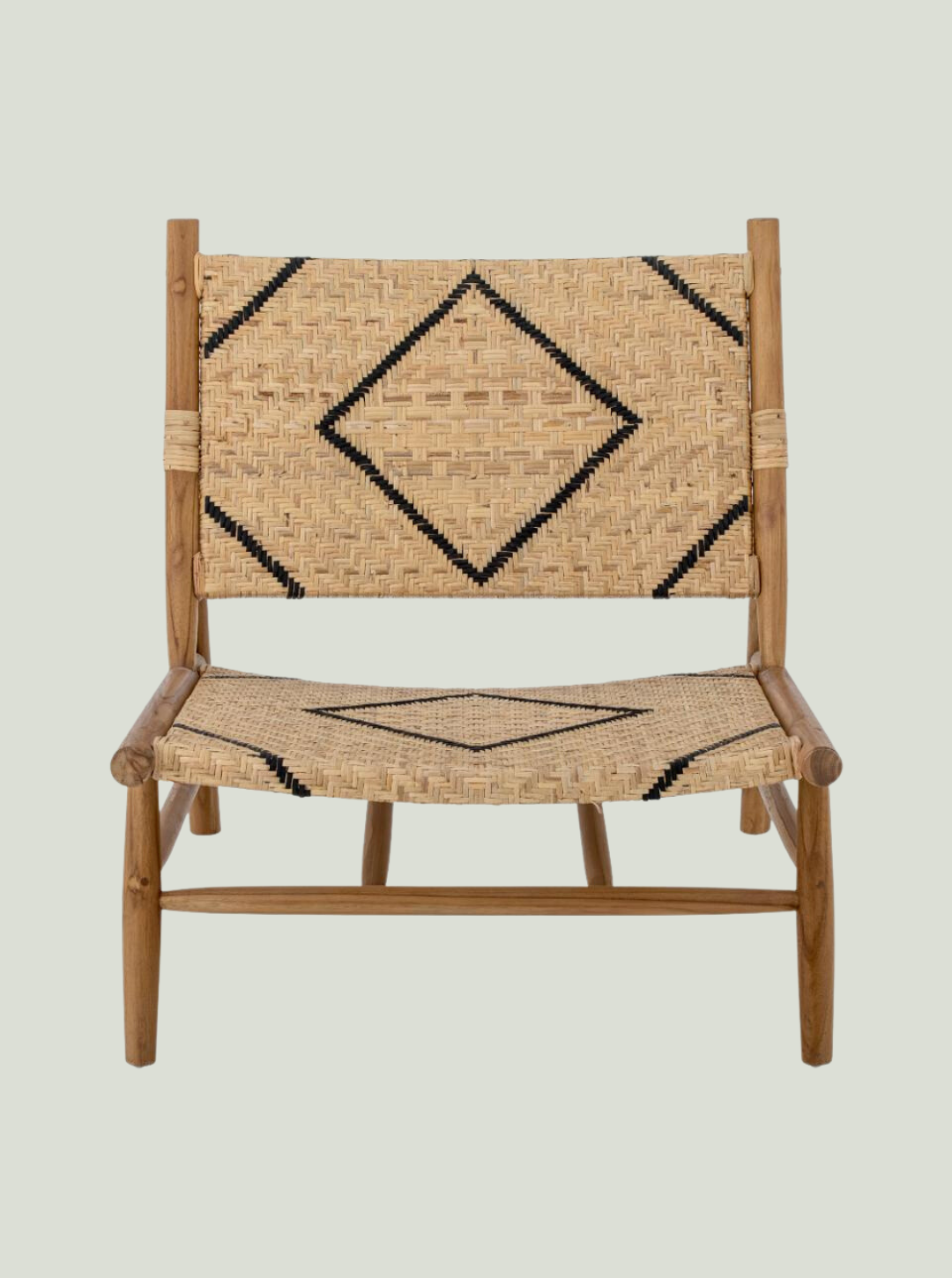 Krzesło Lennox Lounge, naturalny, teak BLOOMINGVILLE