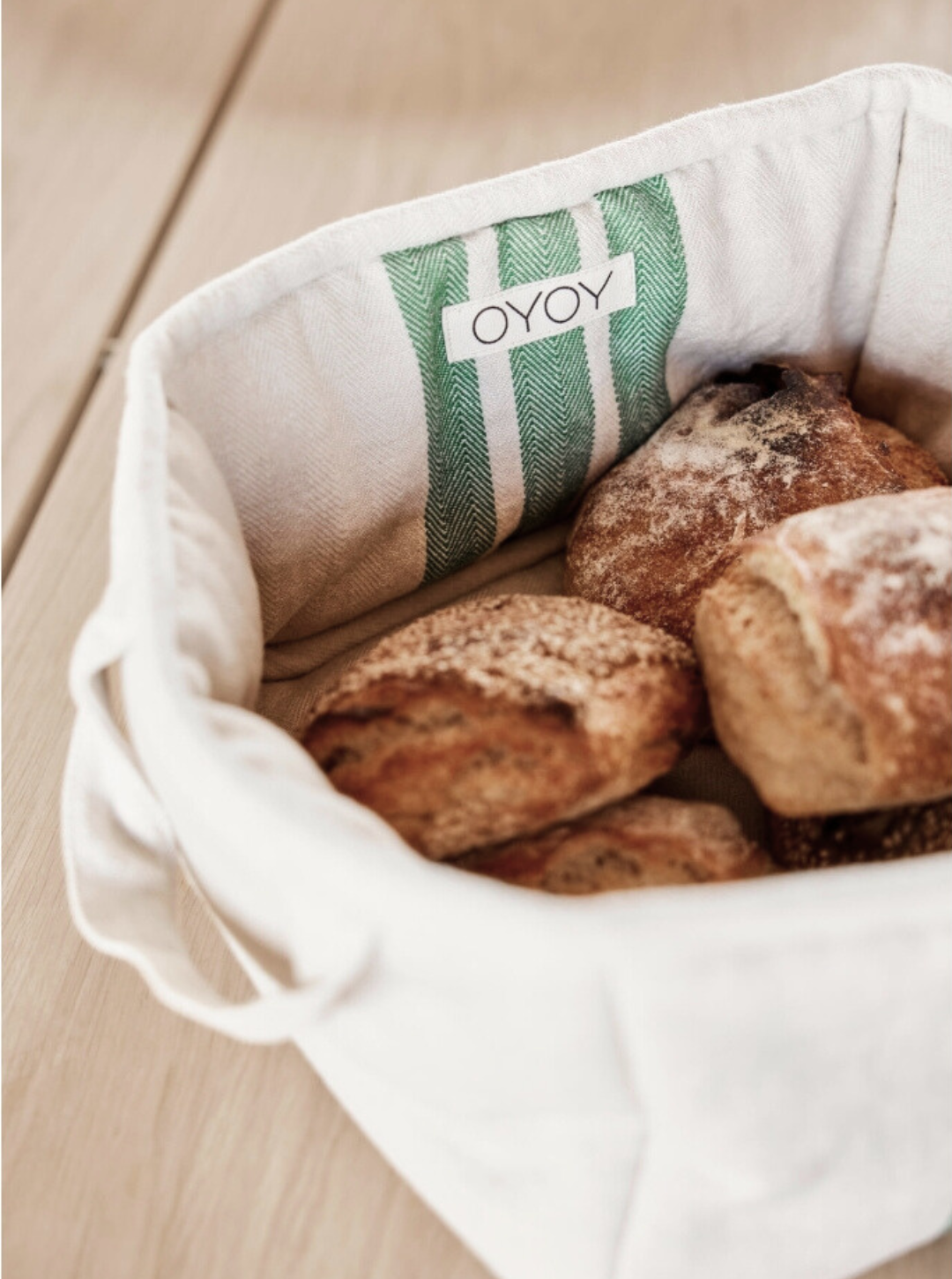 Kosz na Pieczywo Linu Green OYOY Living