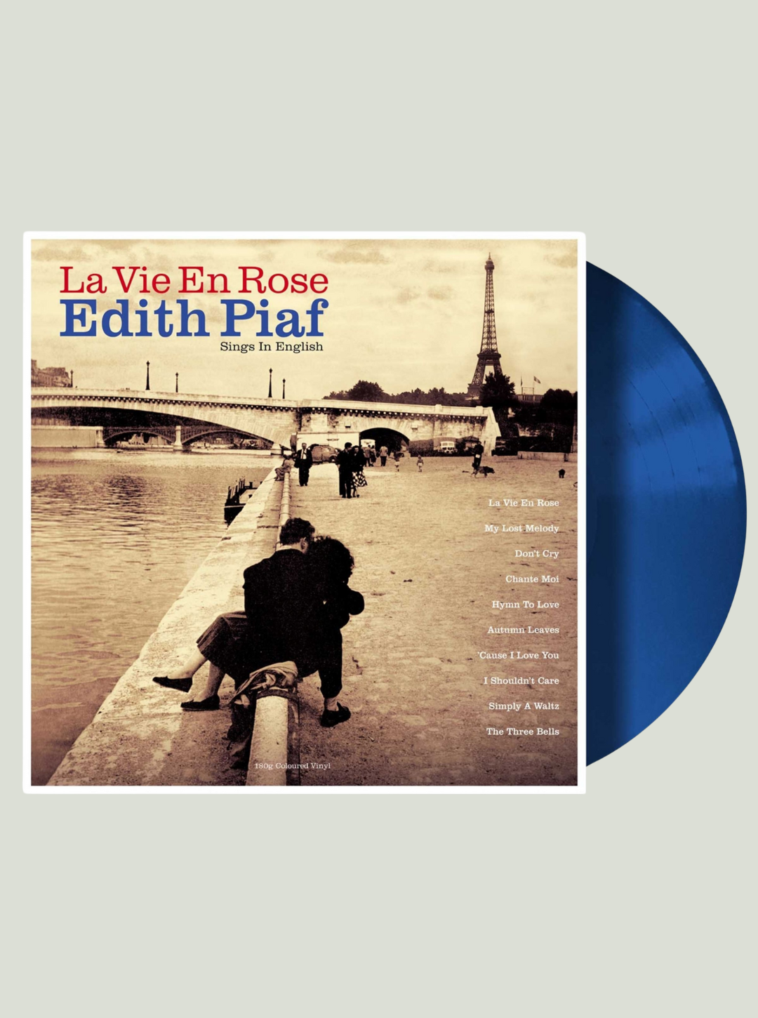 Płyta winylowa Edith Piaf - La Vie En Rose - Edith Piaf Sings in English (180g) (Blue Vinyl)