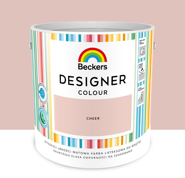 Farba lateksowa Beckers Designer Universal 2,5L Cheer
