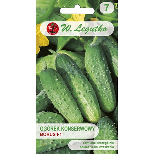 1 szt, Uborka Borus F1 - Magok: Mod de ambalare: 4 g